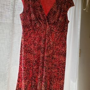 Dress barn high-waisted flared dress, size 22w